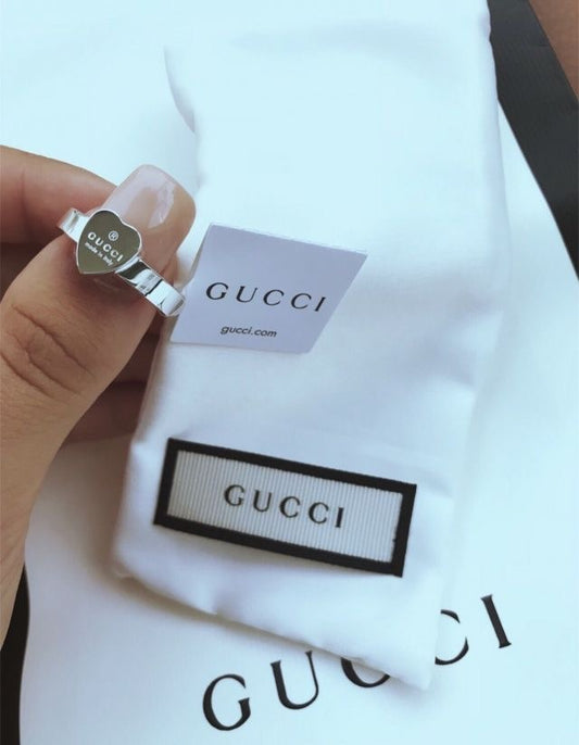 Gucci trademark heart ring