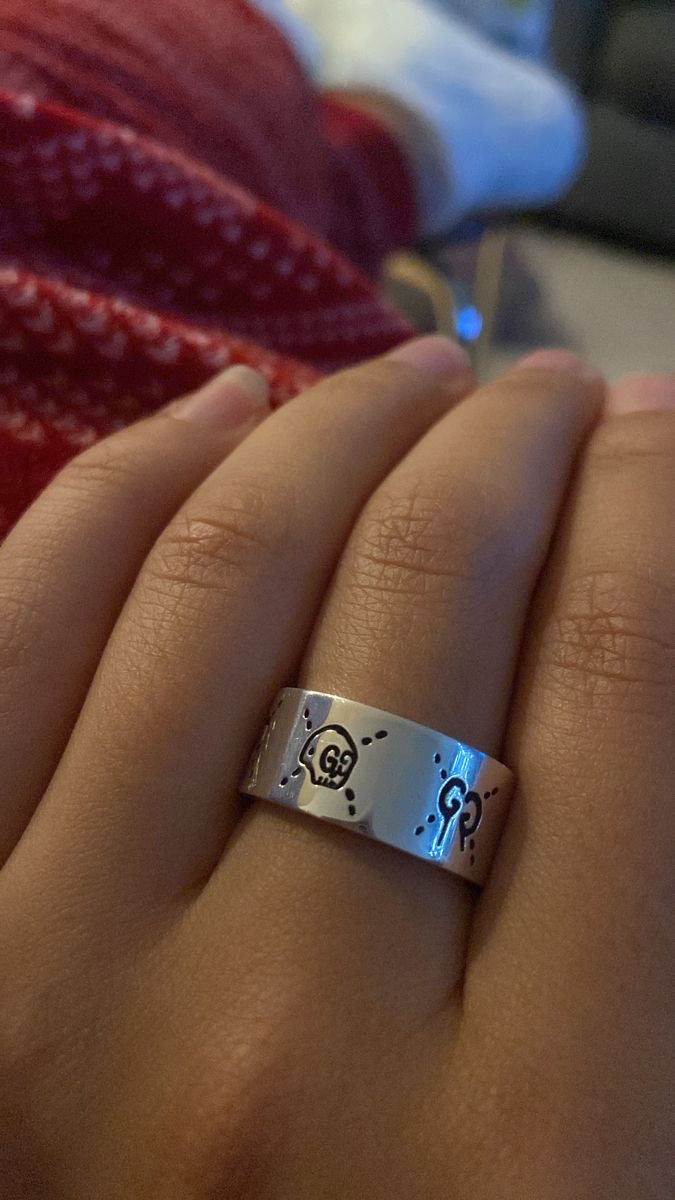 Gucci Ghost Sterling Silver Ring